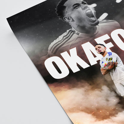 Noah Okafor - Leeds United Poster