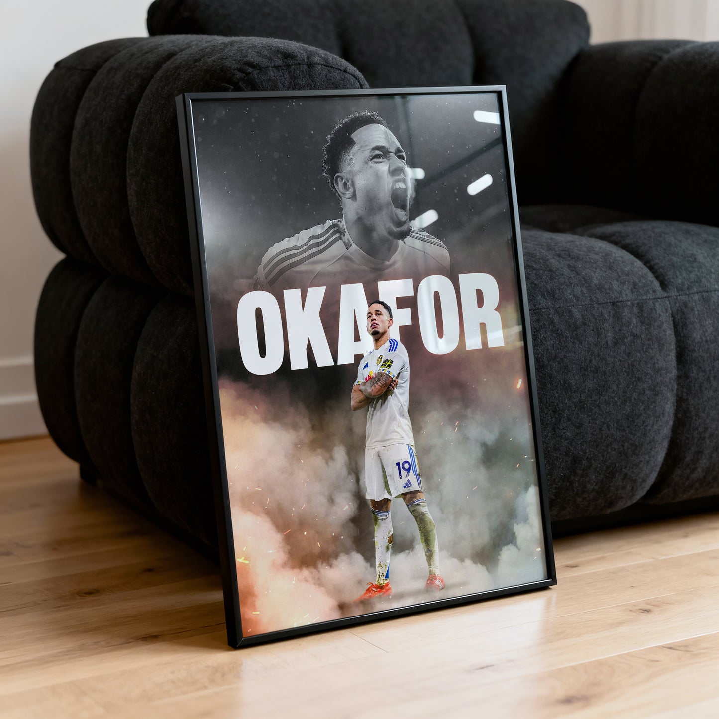 Noah Okafor - Leeds United Poster