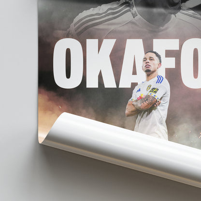 Noah Okafor - Leeds United Poster