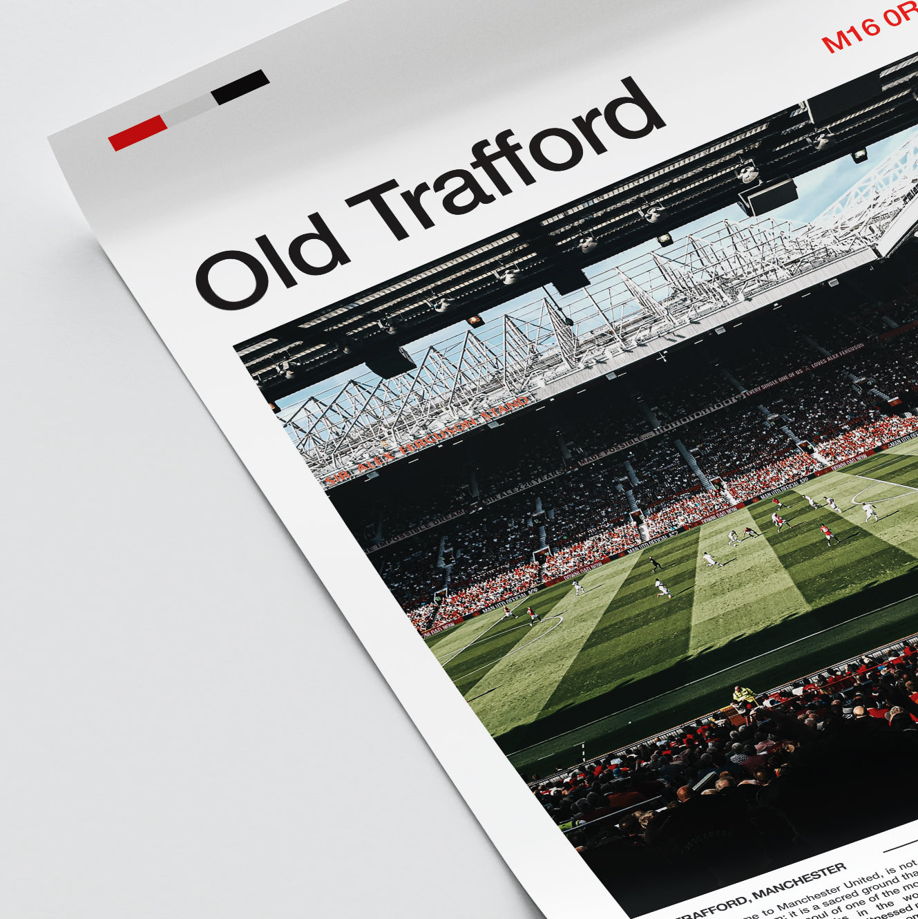 Old Trafford - Stadium Poster