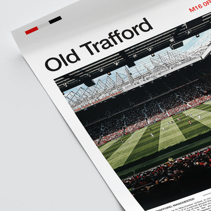 Old Trafford - Stadium Poster