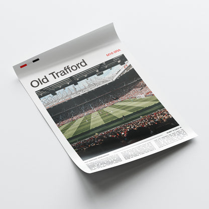 Old Trafford - Stadium Poster