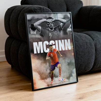 John McGinn - Scotland Poster