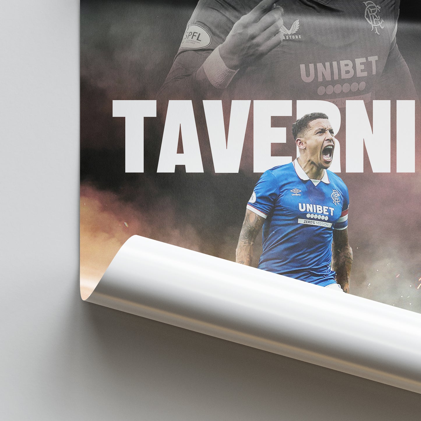 James Tavernier - Rangers Poster