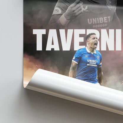 James Tavernier - Rangers Poster