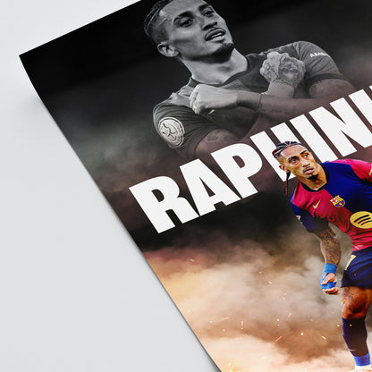 Raphinha - Barcelona Poster