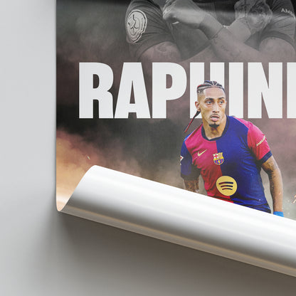 Raphinha - Barcelona Poster