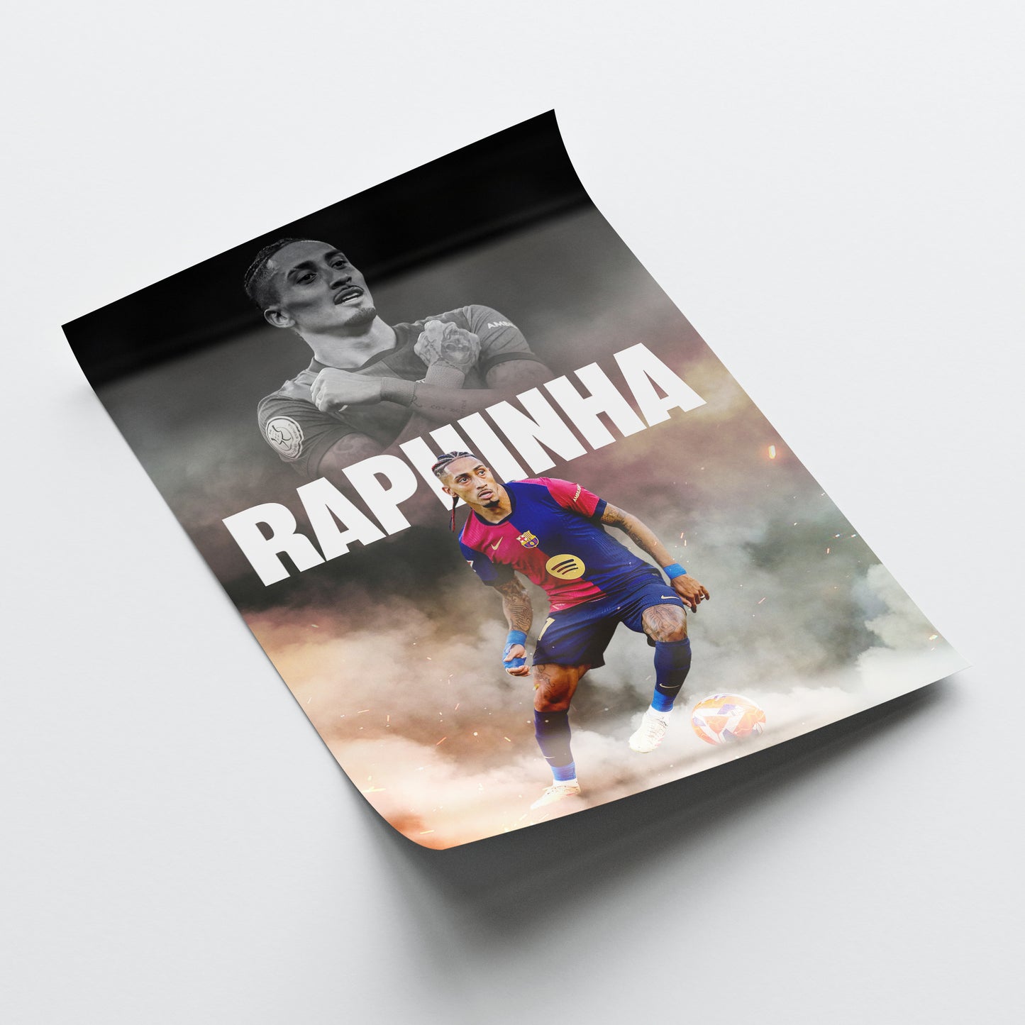 Raphinha - Barcelona Poster