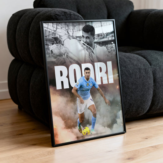 Rodri - Man City Poster