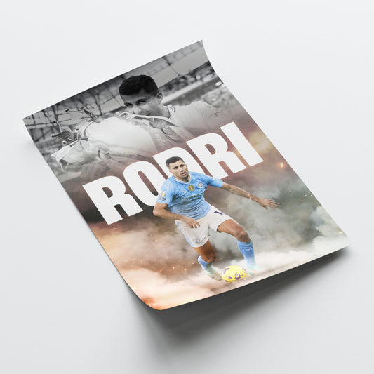 Rodri - Man City Poster