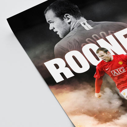 Wayne Rooney - Man United Poster