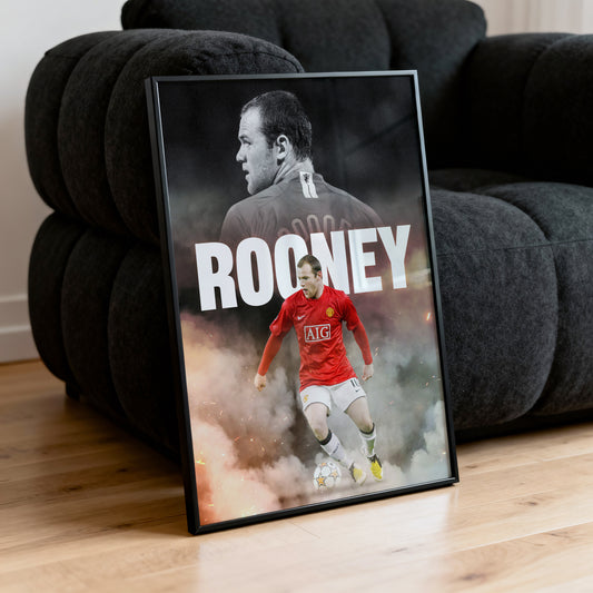 Wayne Rooney - Man United Poster