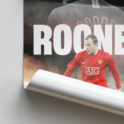 Wayne Rooney - Man United Poster