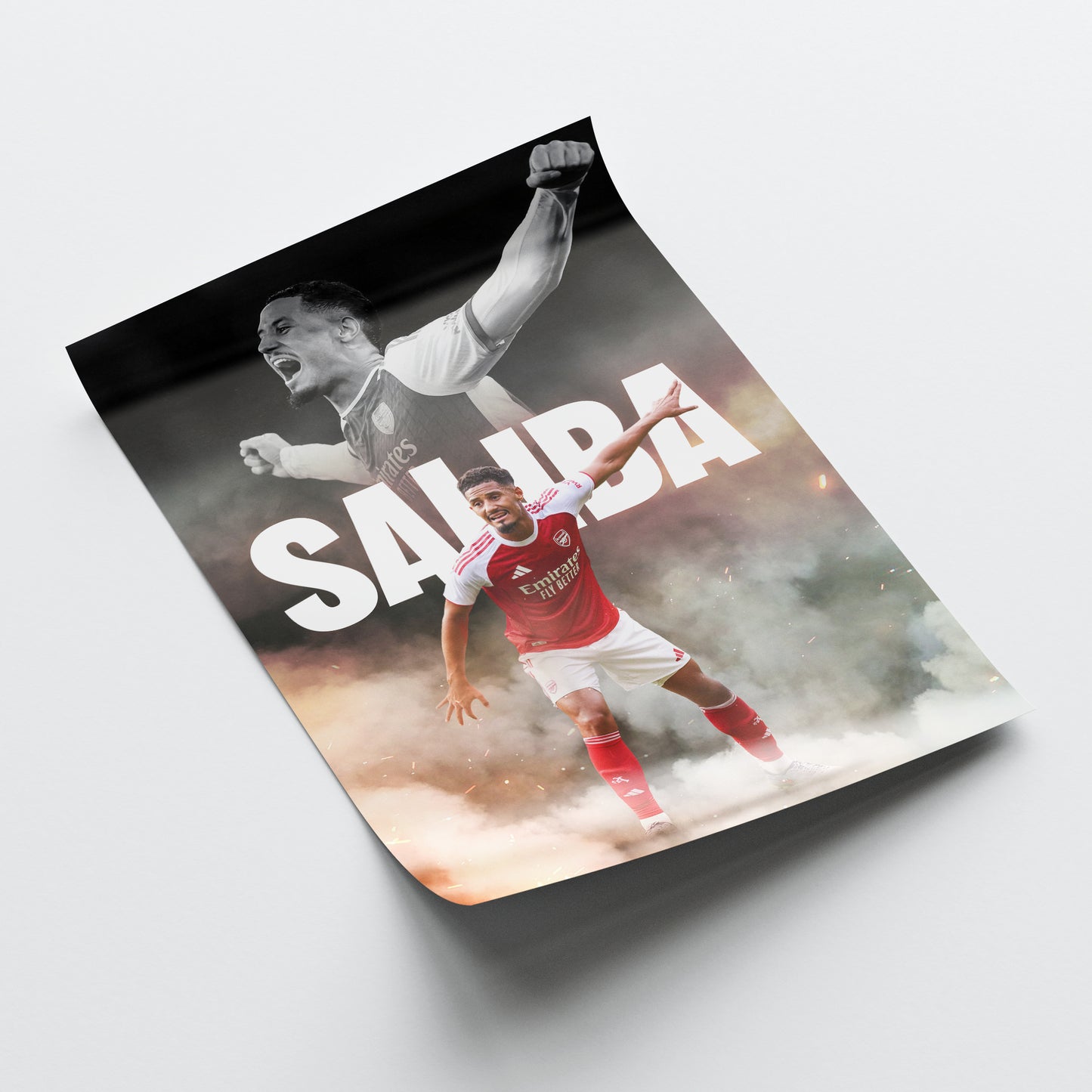 William Saliba - Arsenal Poster