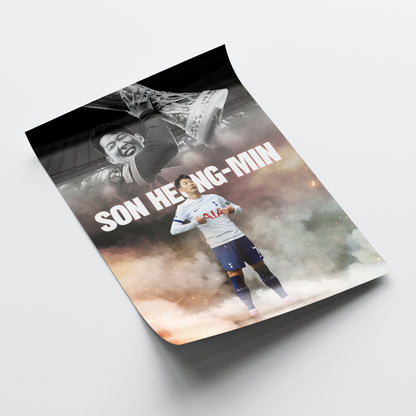 Son Heung-min - Spurs Poster