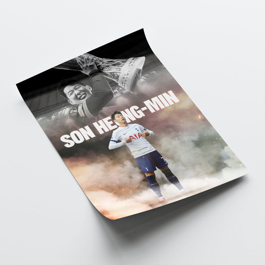 Son Heung-min - Spurs Poster