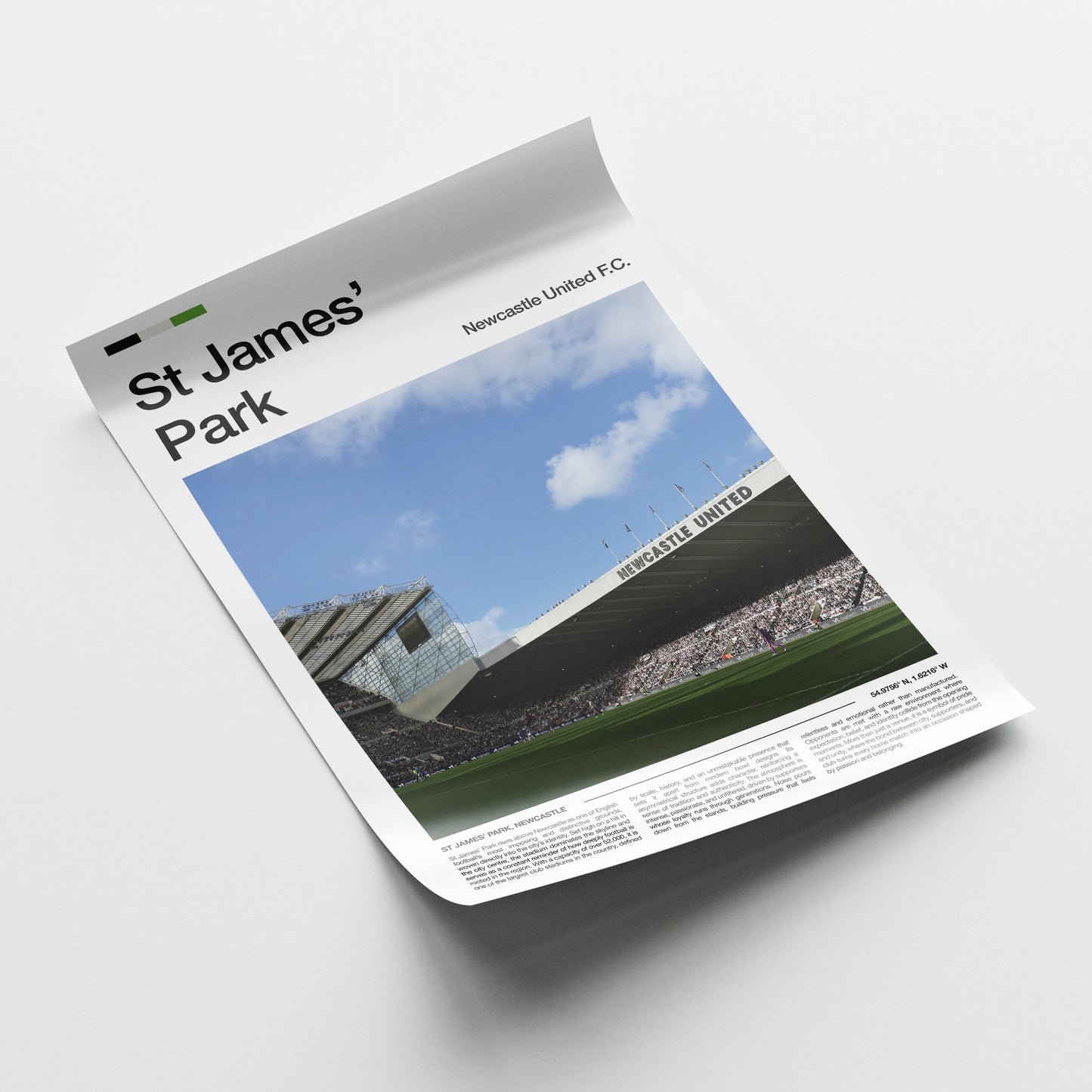 St James' Park - Stadium Poster