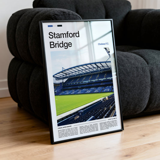 Stamford Bridge - Stadium Poster