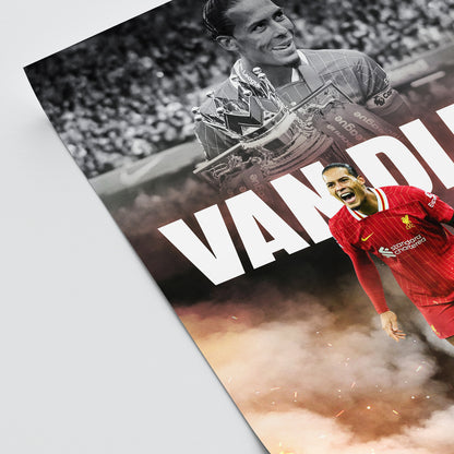 Virgil van Dijk - Liverpool Poster