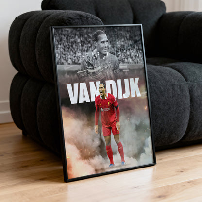 Virgil van Dijk - Liverpool Poster