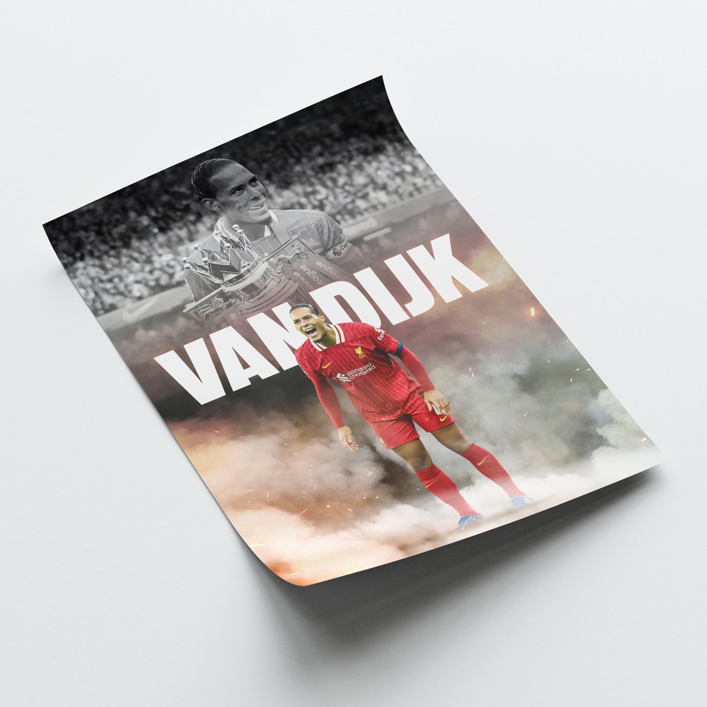 Virgil van Dijk - Liverpool Poster