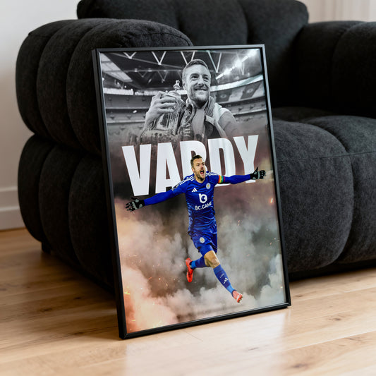 Jamie Vardy - Leicester City Poster