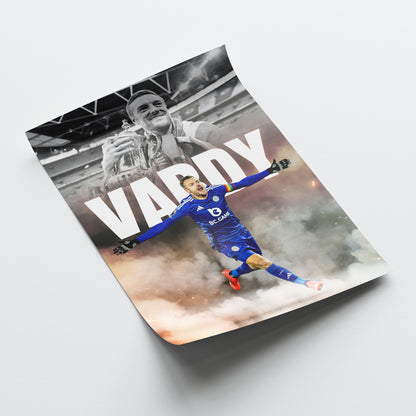 Jamie Vardy - Leicester City Poster
