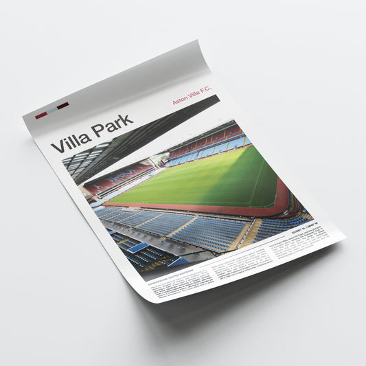 Villa Park - Stadium Poster