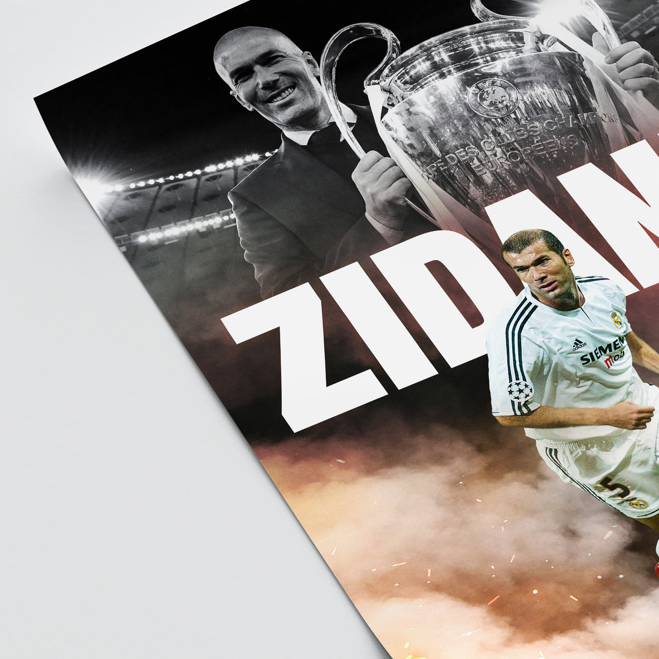 Zinedine Zidane - Real Madrid Poster