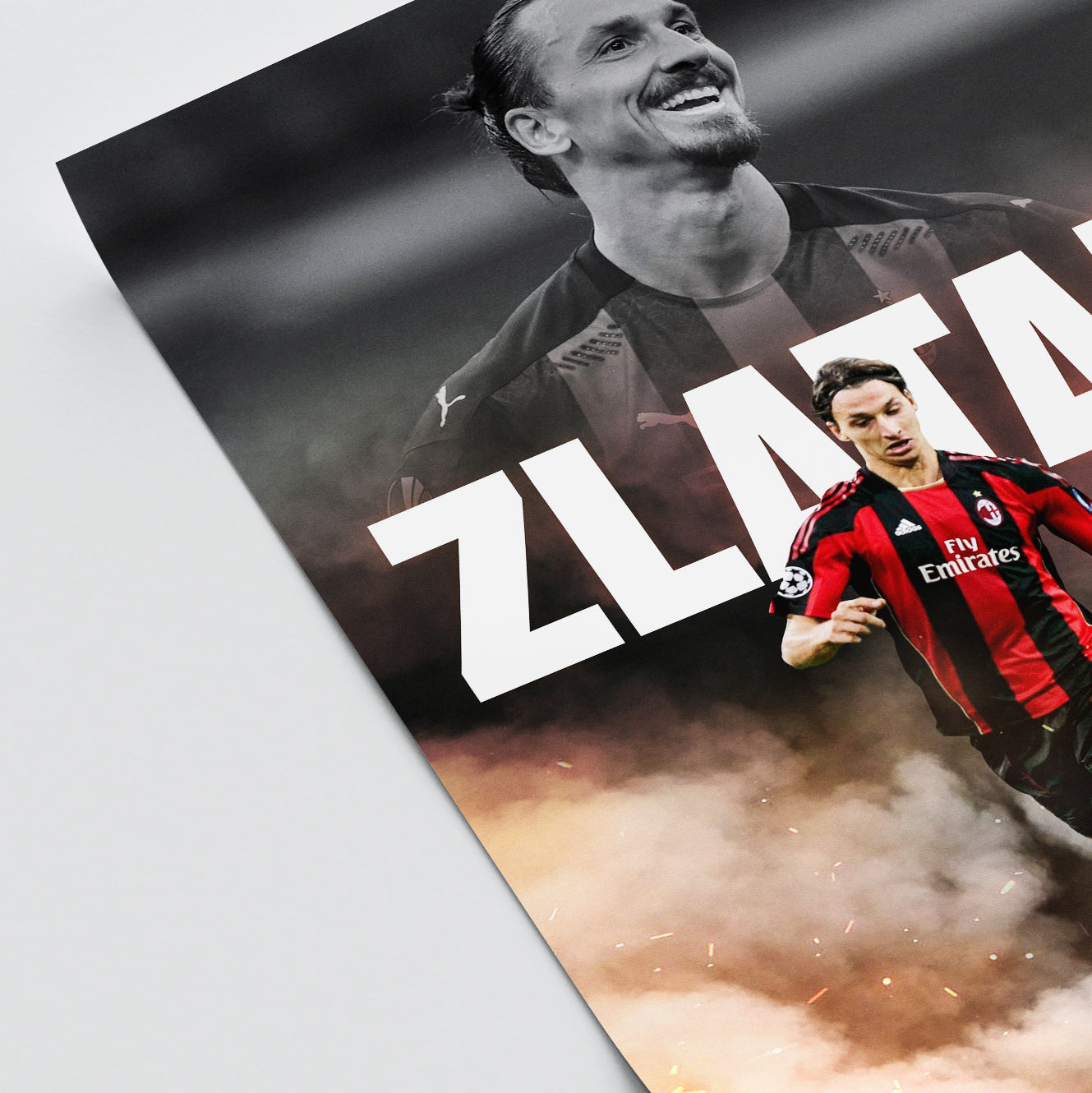 Zlatan Ibrahimovic - AC Milan Poster