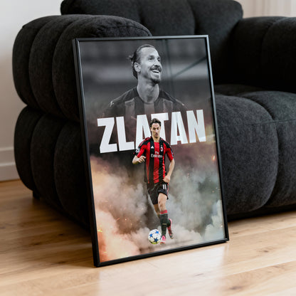 Zlatan Ibrahimovic - AC Milan Poster