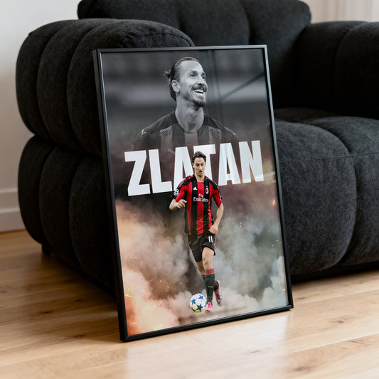 Zlatan Ibrahimovic - AC Milan Poster