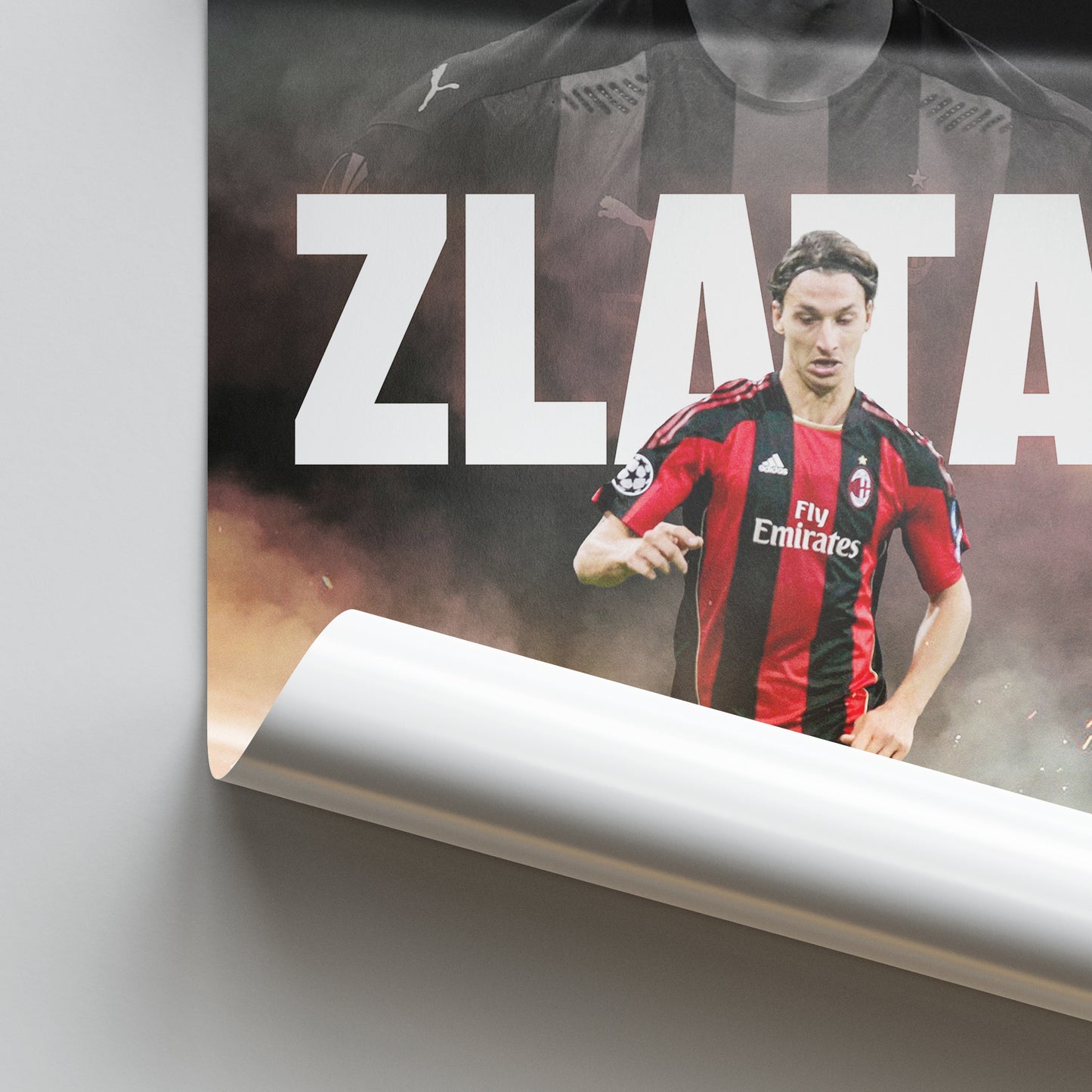 Zlatan Ibrahimovic - AC Milan Poster