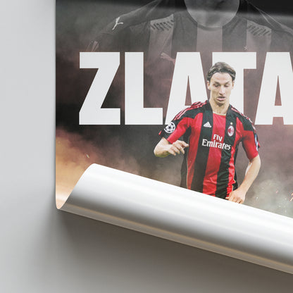 Zlatan Ibrahimovic - AC Milan Poster