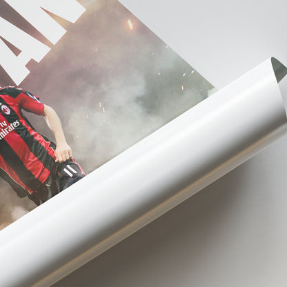 Zlatan Ibrahimovic - AC Milan Poster