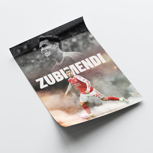 Martín Zubimendi - Arsenal Poster
